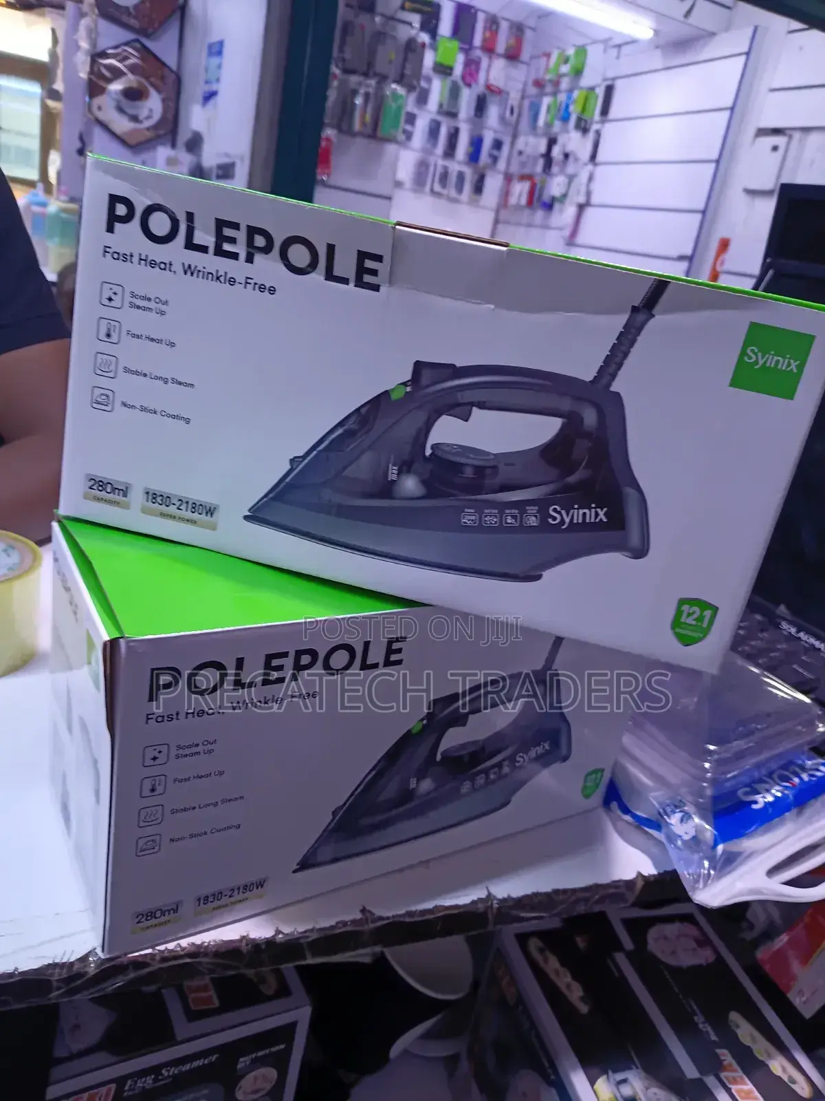 In Alfetssyinix Polepole Steam Iron – Fast Heat Wrinkle-Free
