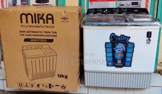 12kg Mika Twin Tub Washing Machine Now Available - thumbnail 2