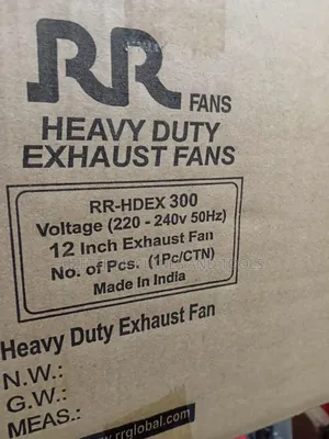 12 Inch Rr Heavy Duty Exhaust Fan