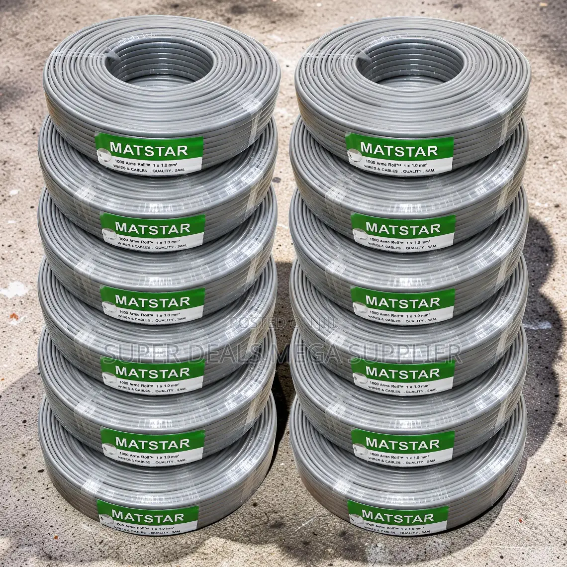 PVC Insulated 1.5mm Twin With Earth Electrical Cable 90metres