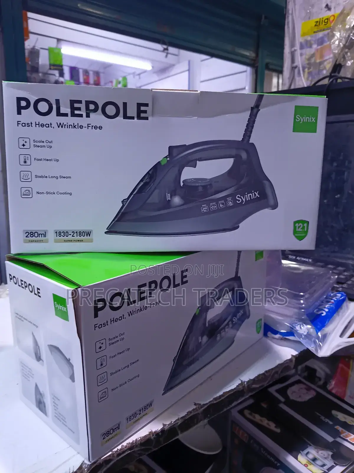 New Syinix Polepole Steam Iron With Fast Heating