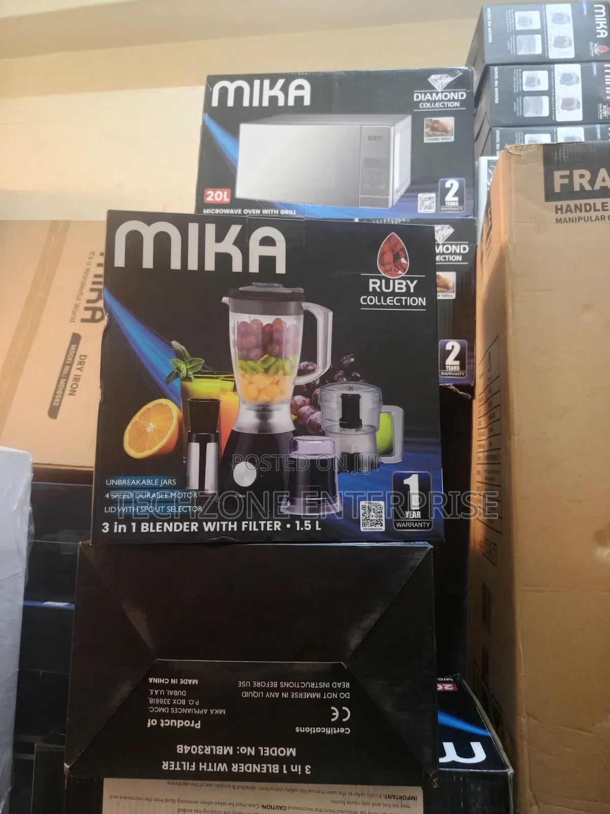 Mika Blender 4 in 1 With 400 Watts 
