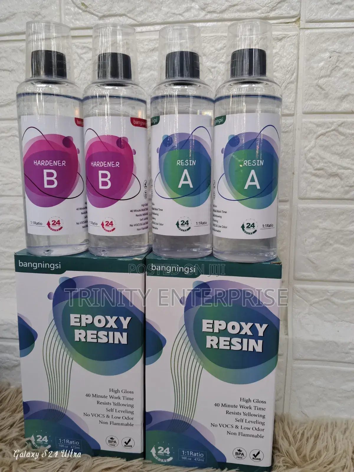 500g Crystal Epoxy Resin Adhesive Kit For Craft