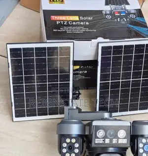 Limited Offer V380 4g Triple Lens Solar Powered Camera