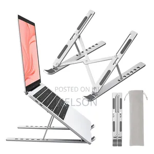 Metallic Laptop Stand Stainless