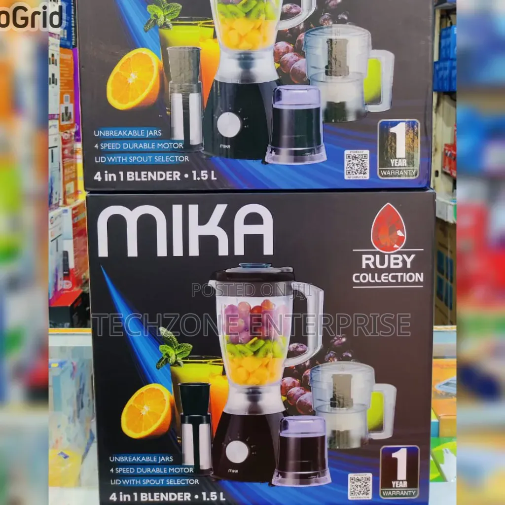 Mika 4 in 1 With Safety Lock Blender 