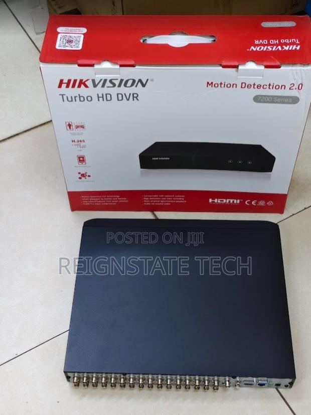 Voice and Motion Enabled Hikvision Turbo Hd DVR 32channels