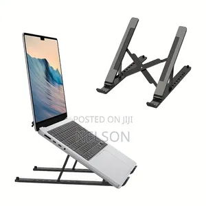 Metallic Laptop Stand Stainless