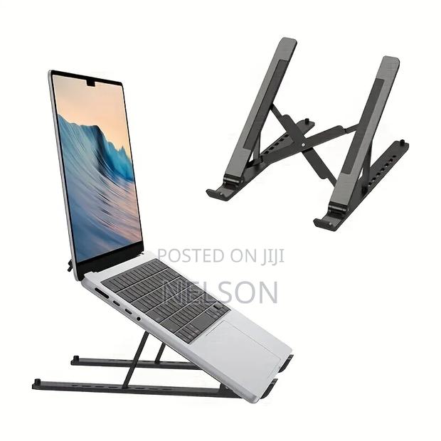 Metallic Laptop Stand Stainless - thumbnail 3