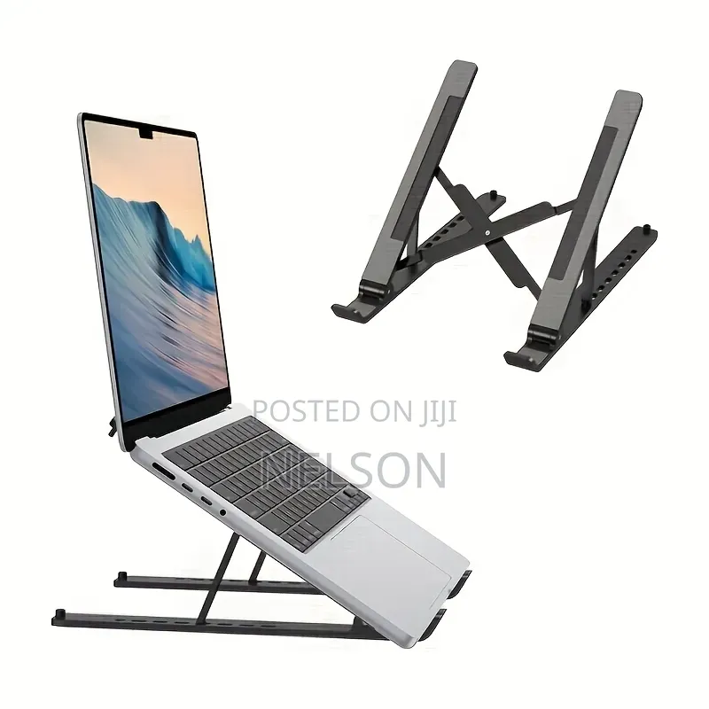 Metallic Laptop Stand Stainless