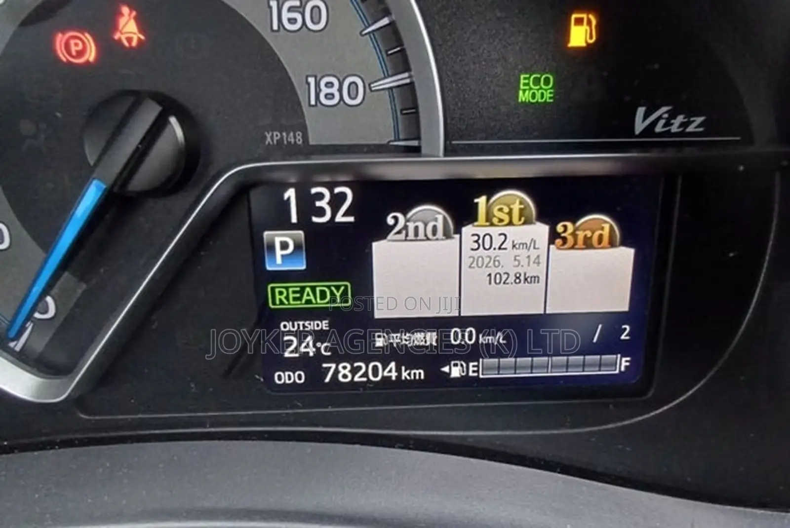 Toyota Vitz 1.5 FWD Hybrid 5dr 2019 Silver