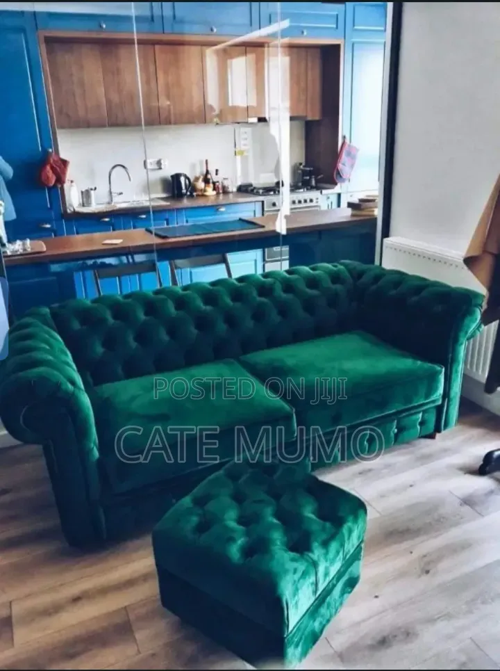 2 Seater Chester Sofa With Footrest