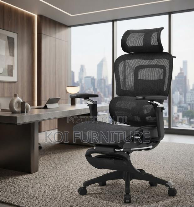 Office Chairs; Executive Style High Back Orthopedic Office Chairs - thumbnail 2