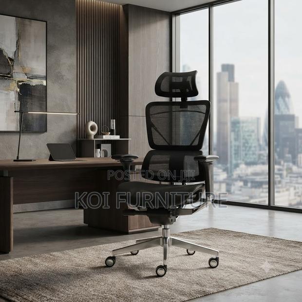 Office Chairs; Executive Style High Back Orthopedic Office Chairs - thumbnail 4