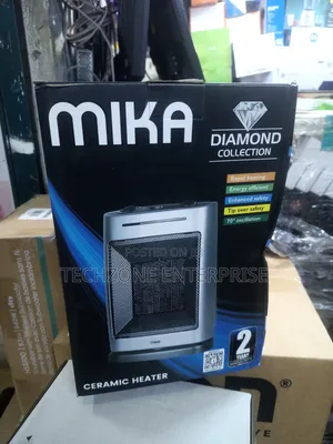 Mika Mh201 - Ceramic Heater (750w-1500w) Silver 