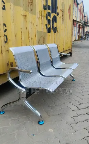 3 Way Link Chair Unpadded Waiting Bench