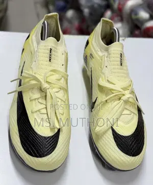 Lemonade / Black Nike Air Zoom Mercurial Vapor Elite Fg Soccer Cleats