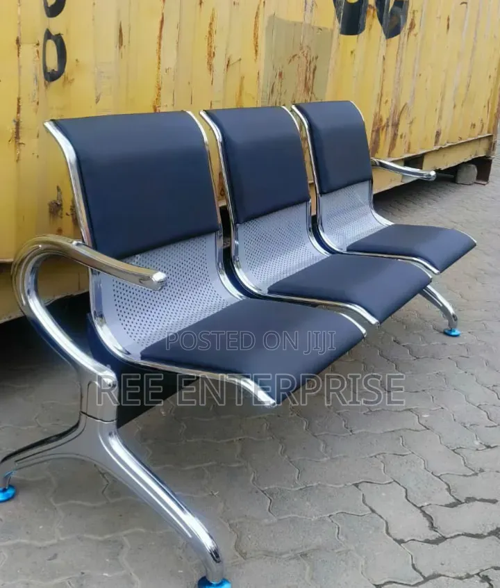 3 Way Link Chair Padded Waiting Bench