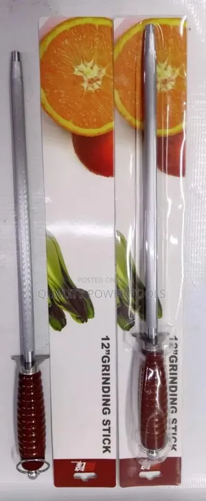 Metallic Home or Hotel Knife Sharpener Rod
