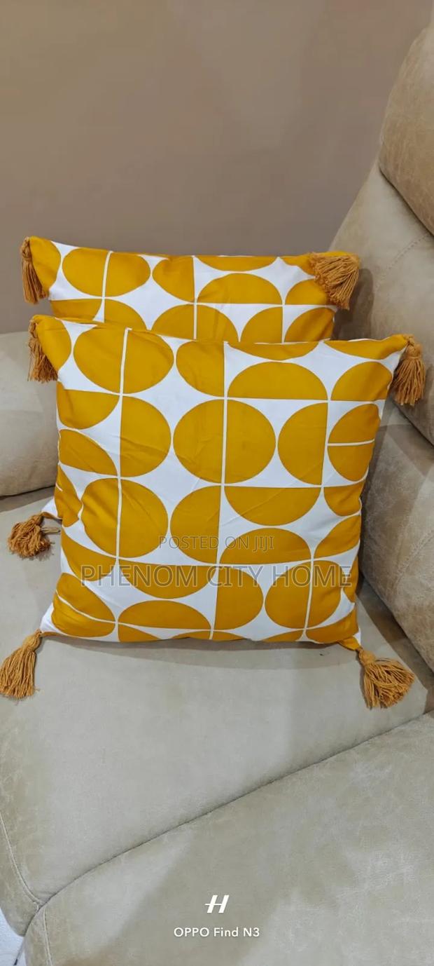 Cotton Tasseled Throwpillow Cases