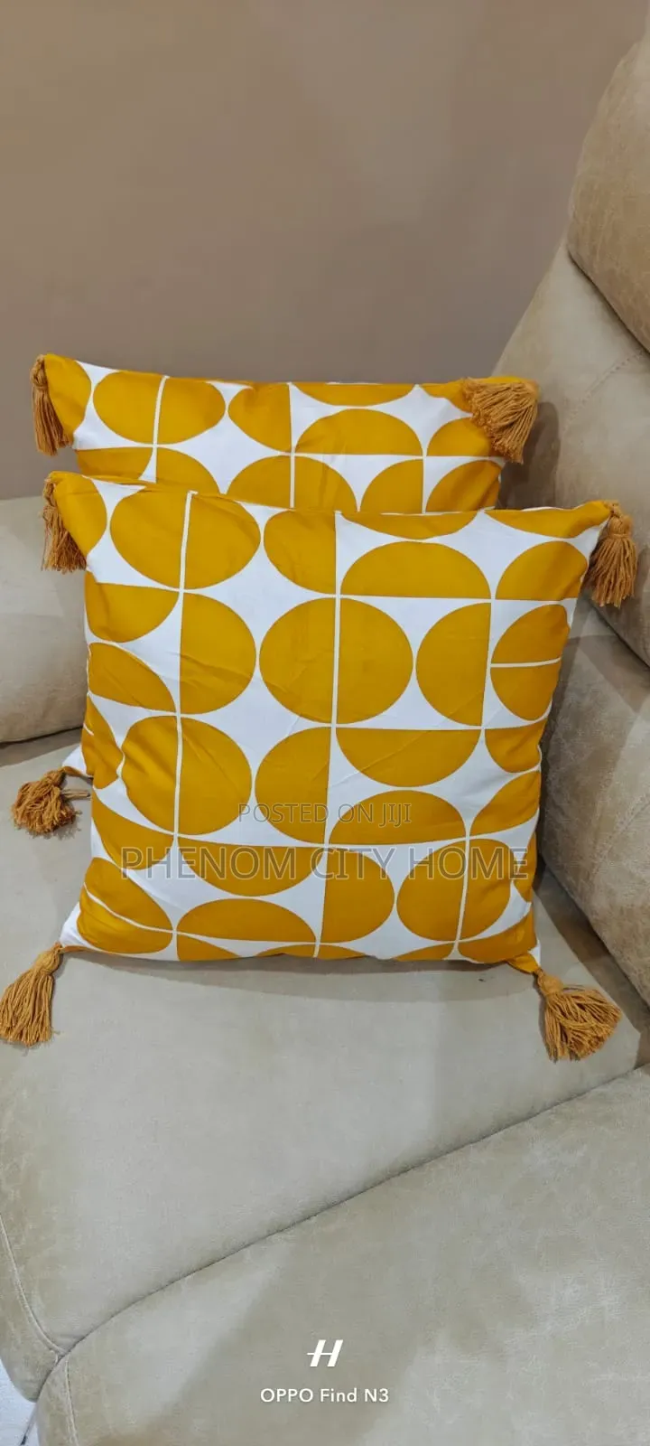 Cotton Tasseled Throwpillow Cases