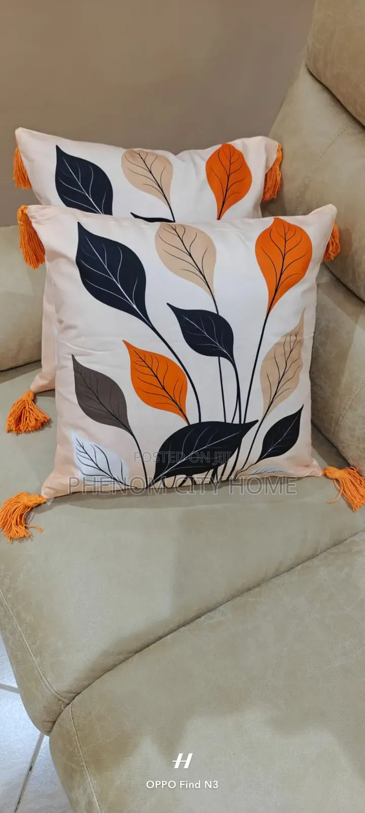 Cotton Tasseled Throwpillow Cases
