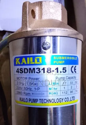 Long Lasting 2hp Kailo Submersible Water Pump