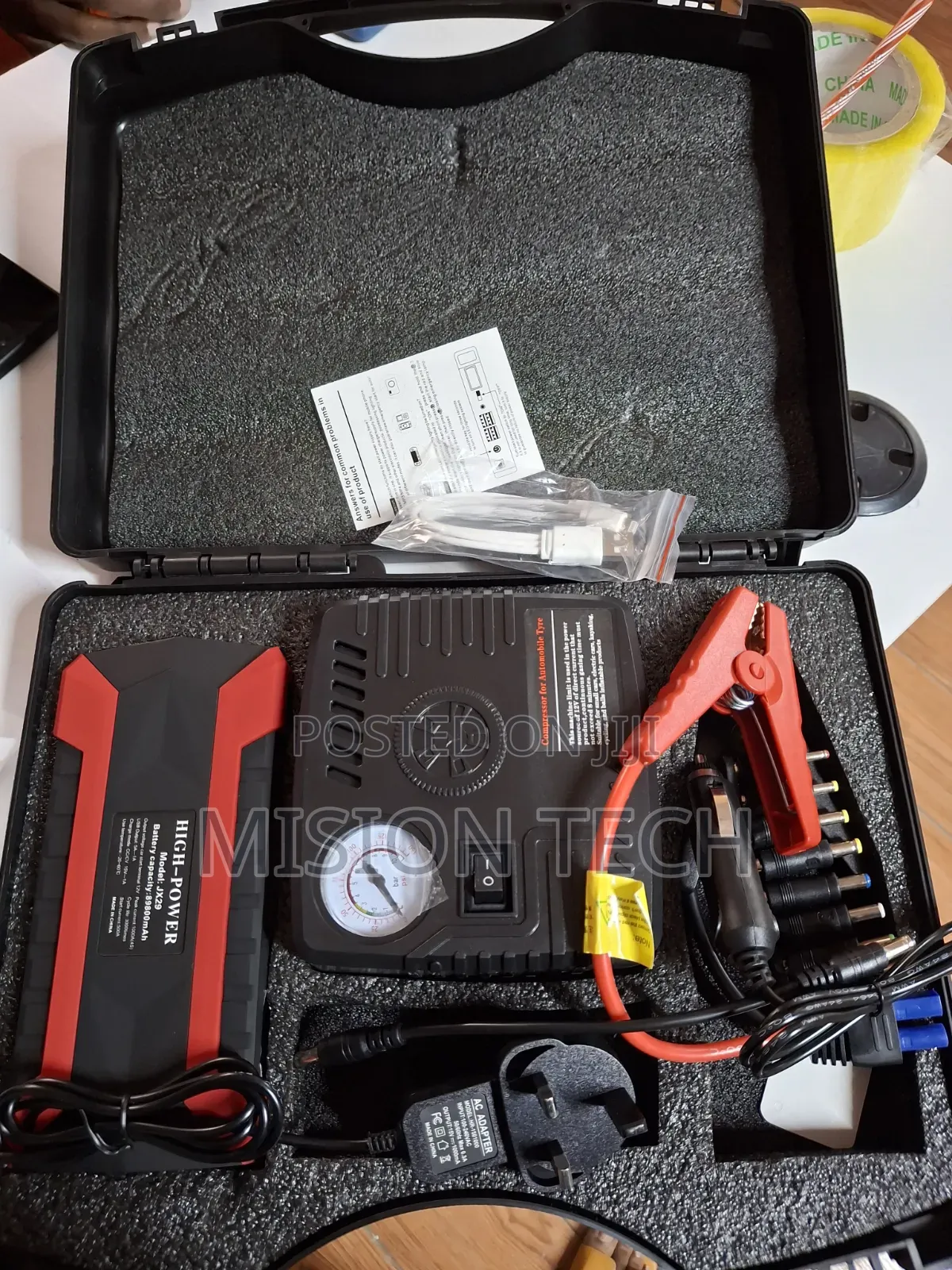 High-Power Multifunctional Portable Jump Starter Kits