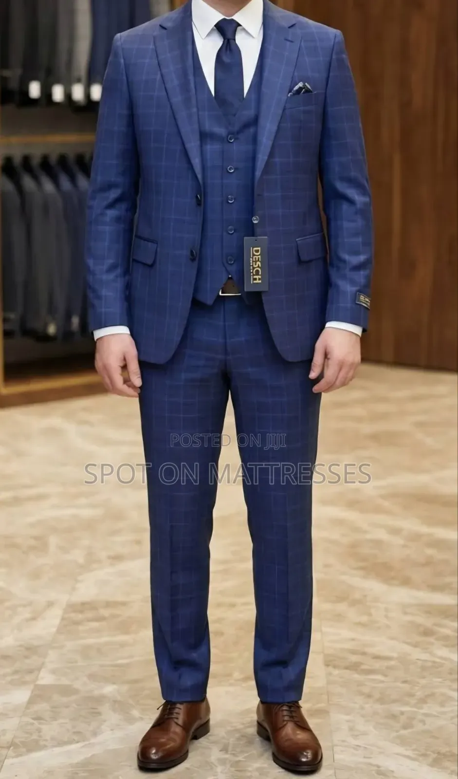 New Arrivals! 100% Wool Classic Suits for Men. Delivery Available! 