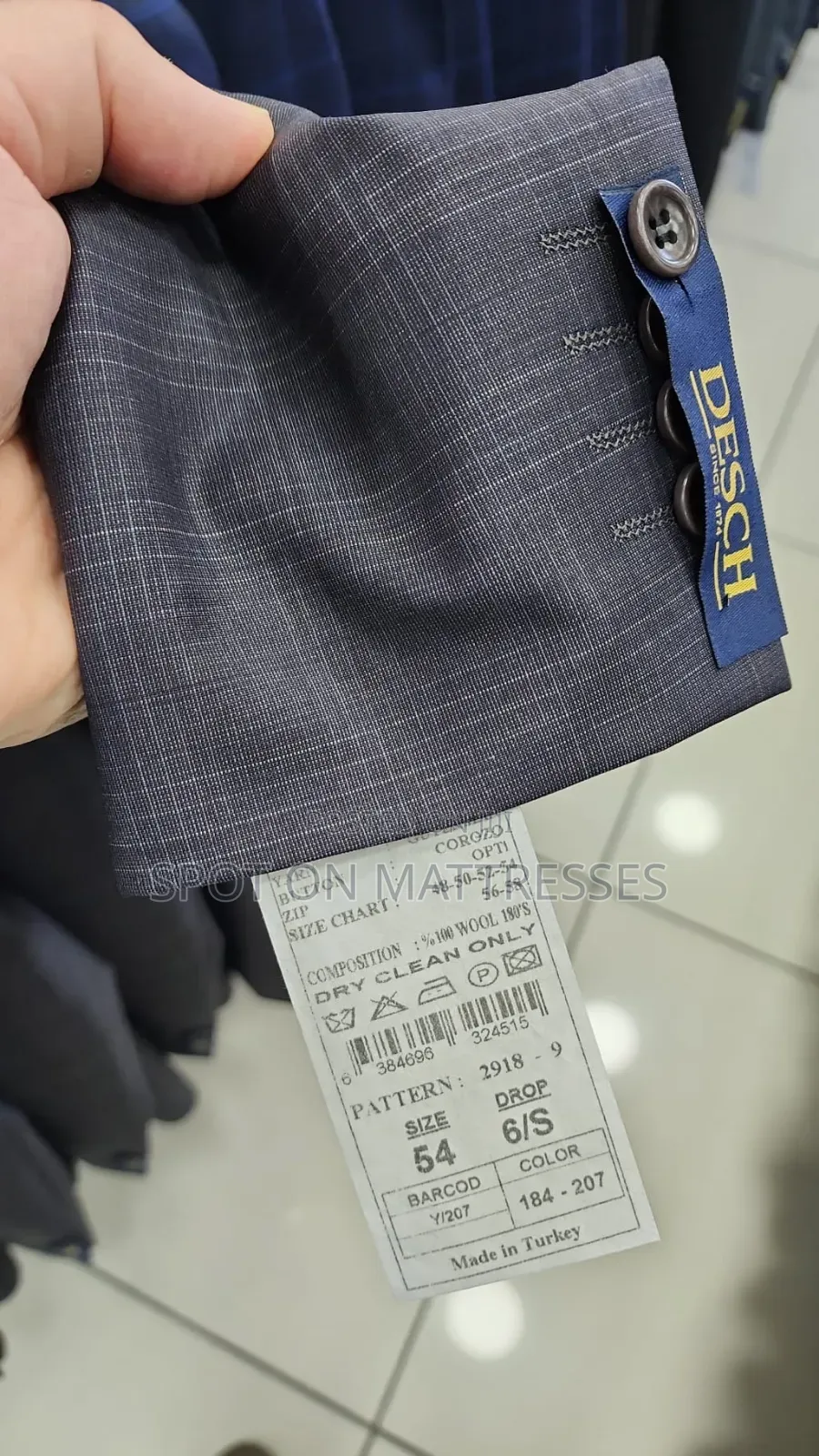 New Arrivals! 100% Wool Classic Suits for Men. Delivery Available! 