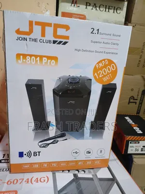 JTC J-801 Pro 2.1 Bluetooth Home Theatre – Brand New