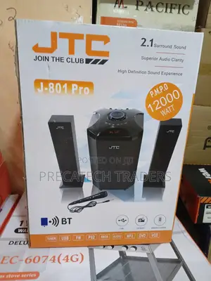 JTC J-801 Pro 2.1 Bluetooth Home Theatre – Brand New