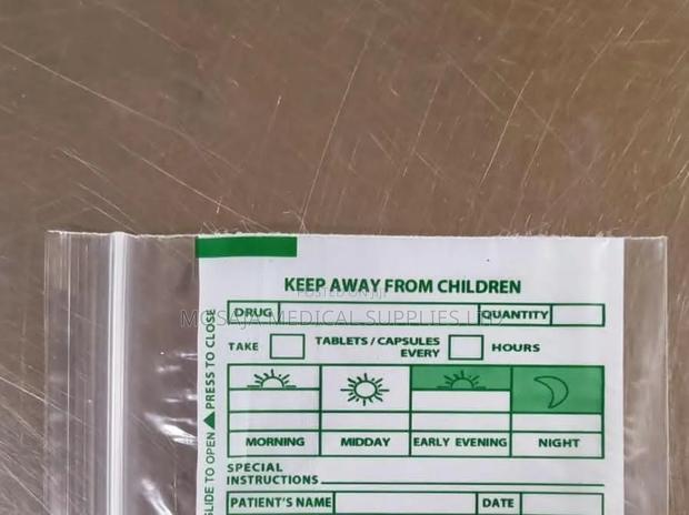 Medicine Envelope Plastic 100's