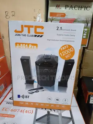 JTC J-801 Pro Bluetooth Speaker System – 2.1 Channel