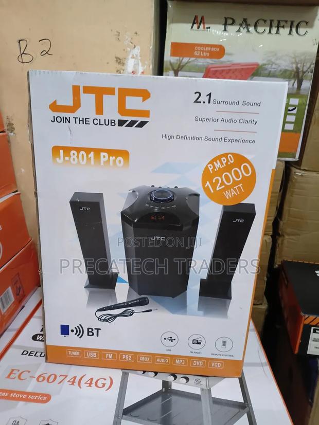JTC J-801 Pro Bluetooth Speaker System – 2.1 Channel - thumbnail 2