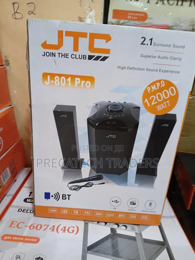 JTC J-801 Pro 2.1 Home Theatre With Bluetooth Fm Radio