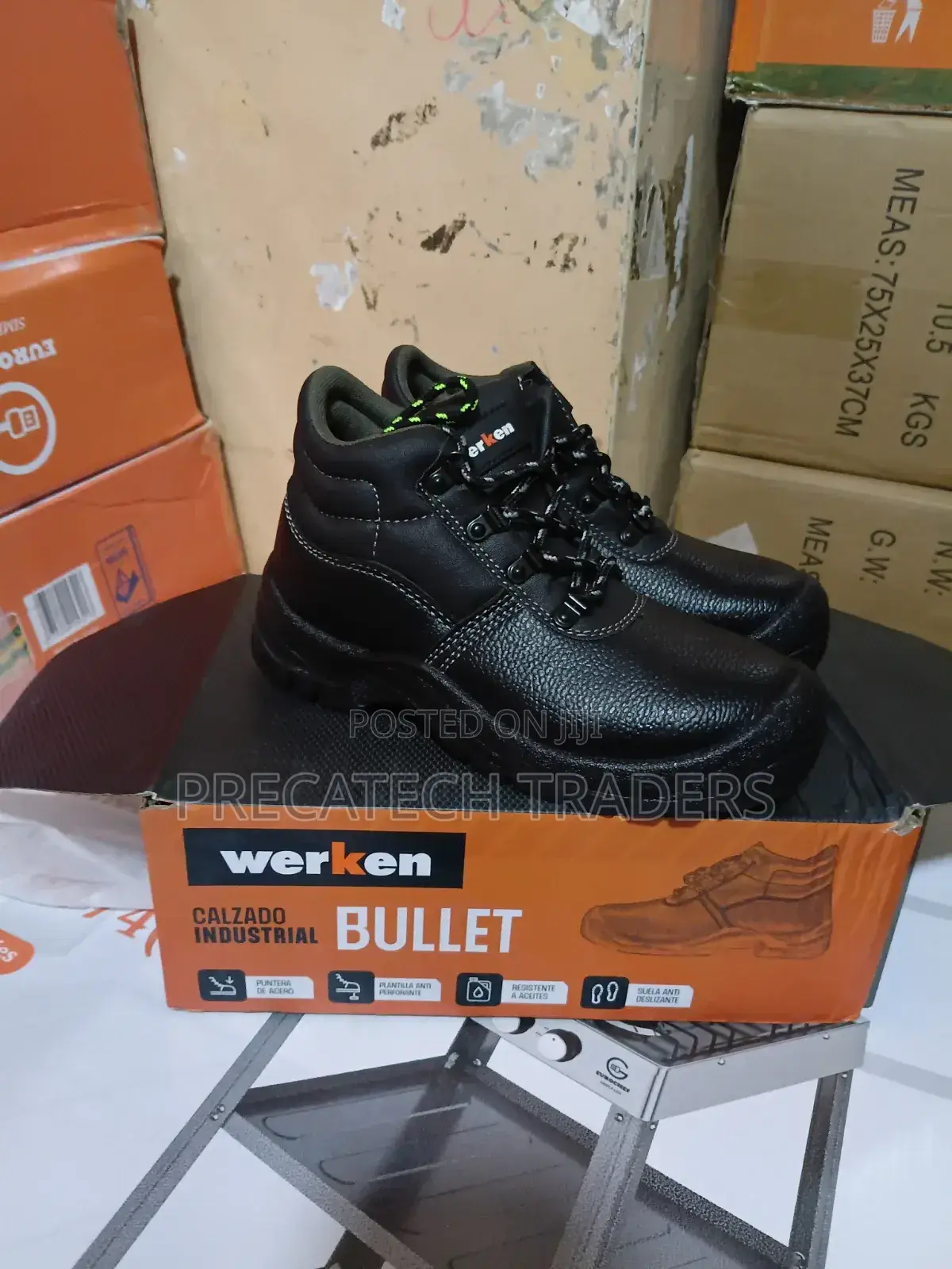 Werken Bullet Industrial Safety Boots – Brand New