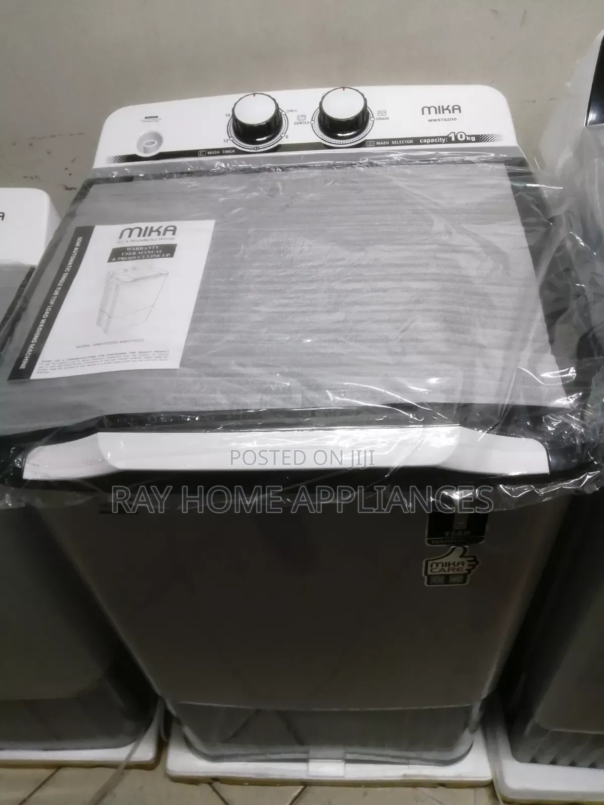 10kgs Single Tub Semi Automatic Washing Machine.