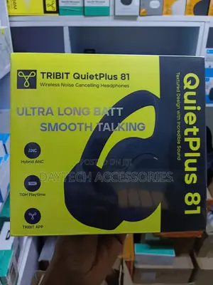 Tribit Quietplus 81 Anc Headphones Xbass 110h Playtime Bluetooth 6.0.