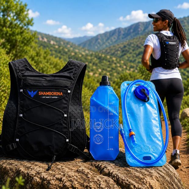 Running Hydration Vest With 2l Bladder 500ml Bottle - Sh