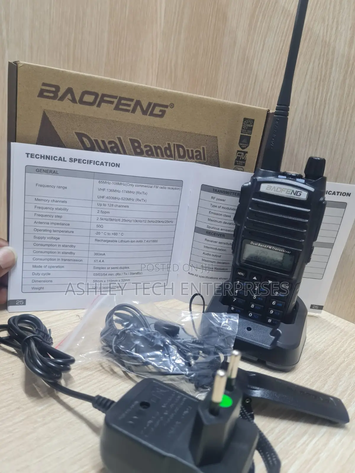 New Baofeng Uv-82 Professional Dual Band Two-Way Radio