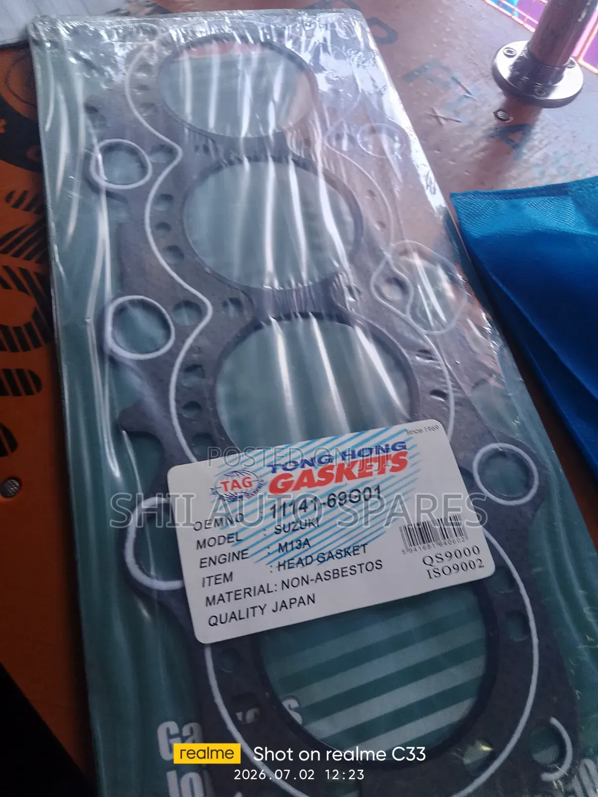 Head Gasket for Suzuki Swift 2007(78mm)