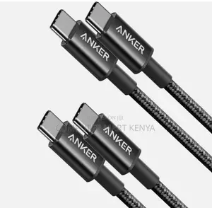 Anker 322 Usb-C to Usb-C Cable (3ft, 60w, Braided) Black