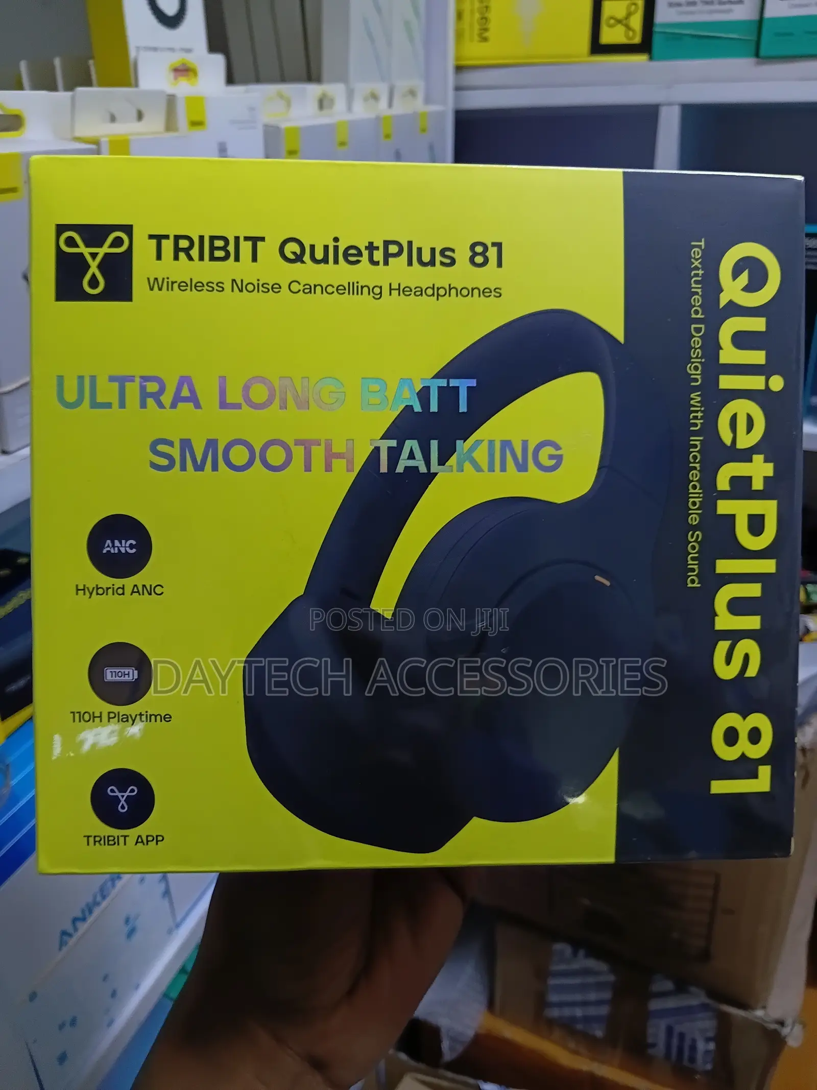 Tribit Quietplus 81 Over-Ear Headphones With Noise Cancelling 110 Hour