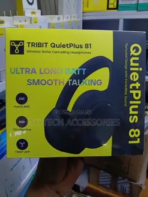 Tribit Quietplus 81 Over-Ear Headphones With Noise Cancelling 110 Hour