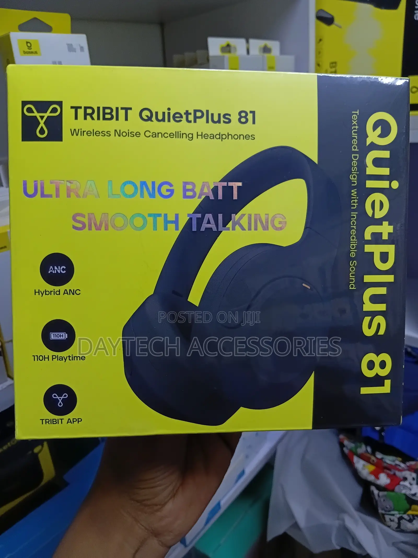 Tribit Quietplus 81 Over-Ear Headphones With Noise Cancelling 110 Hour
