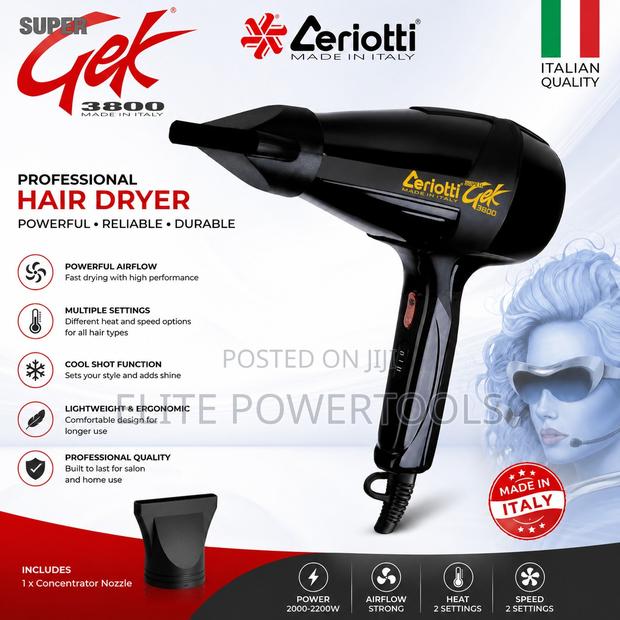 Ceriotti Gek3800 Professional Hair Dryer