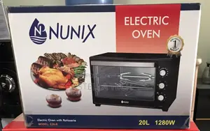 Nunix 4 Knob Setting 20 Litres Electric Rotisserie Oven