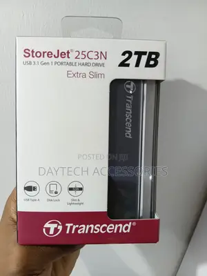 This Is a Transcend Storejet 25c3n 2tb Portable Hard Drive