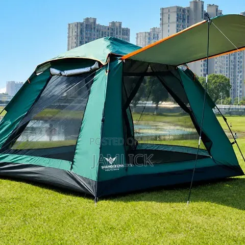 6–8 Person Camping Tent With Front Flap – 2.1m × 2.1m - Sh